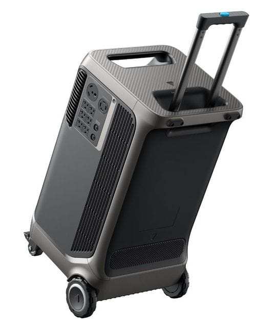 Anker SOLIX F3800 Plus Portable Power Station Solar Generator (6000W | 3840Wh) with Gas Adapter