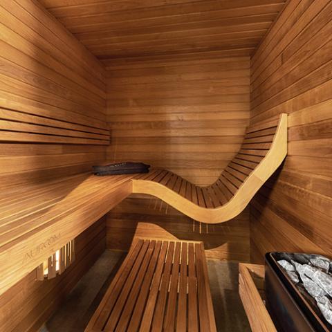 Auroom Baia Indoor Cabin Sauna, Thermo-Aspen | 2 Persons