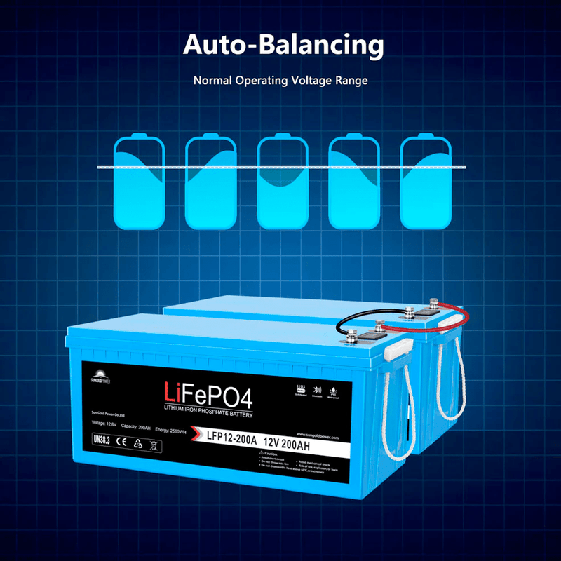 auto balancing 12v 200ah