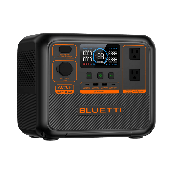 BLUETTI AC70P Solar Generator Portable Power Station