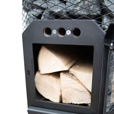 Cozy Heat O Thru-Wall 18kW Wood Burning Sauna Stove