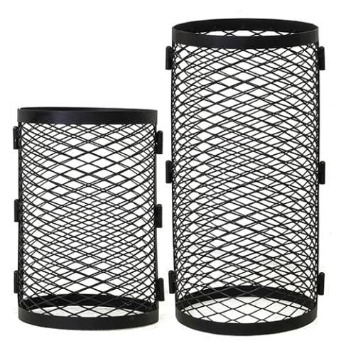 Cozy Heat Grid H500 Chimney Cover, Grid Black Stainless Steel