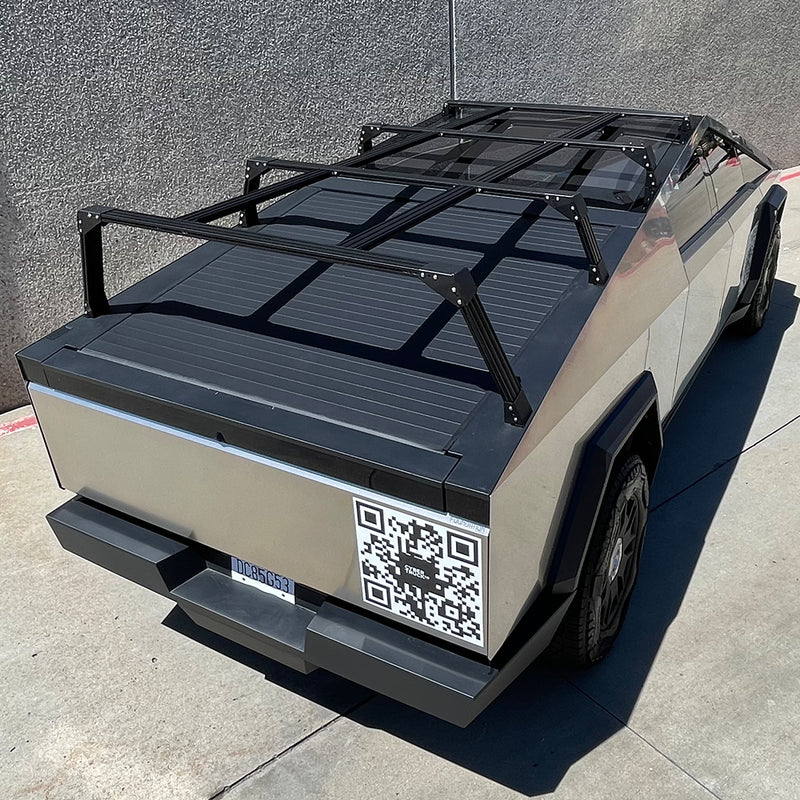 cybertruck roof top tent CYBERTRUCKco TESLA Cybertruck Modular Rack System – Base Frame — OffGrid Living