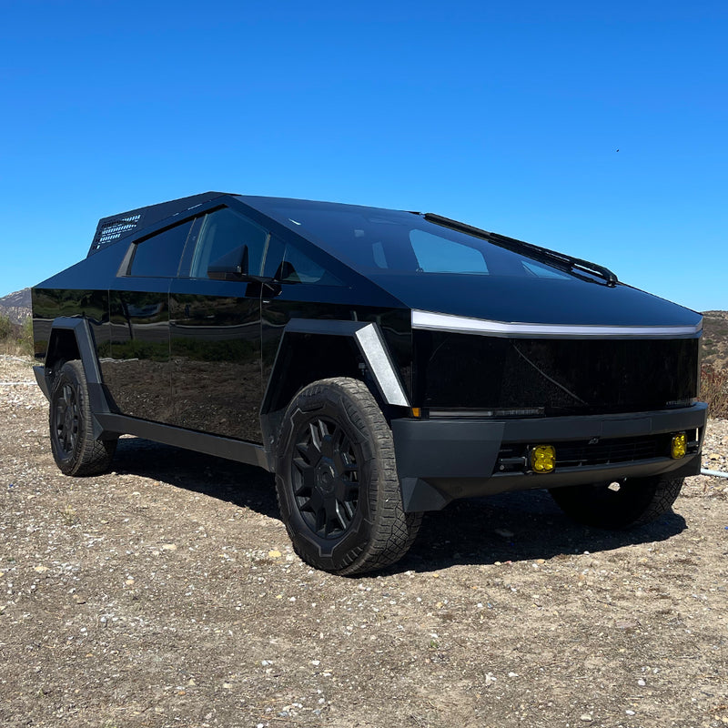 CYBERTRUCKco TESLA CYBERTRUCK MOTO RACK -Stainless Steel & Aluminum Matte Black