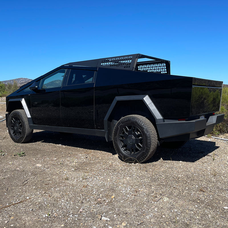 CYBERTRUCKco TESLA CYBERTRUCK MOTO RACK -Stainless Steel & Aluminum Matte Black