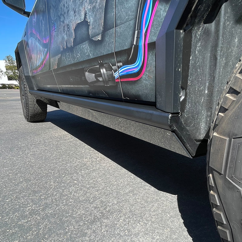 CYBERTRUCKco TESLA CYBERTRUCK Heavy-Duty Rock Sliders w/ replaceable wear pads
