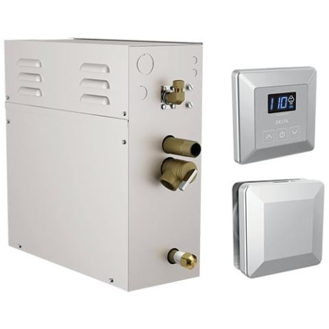 Delta® SimpleSteam™ 4kW Steam Shower Square Kit