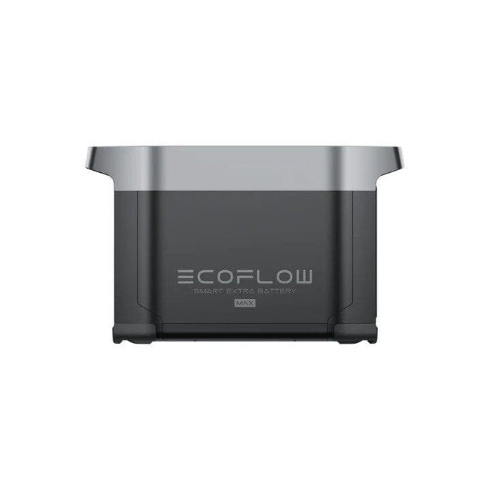delta 2 max extra battery ecoflow brand side