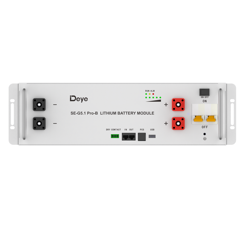 Deye SE-G5.1 Pro‑B LFP Battery | 5.12kWh Expandable Storage