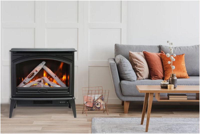 Amantii 50" Cast Iron Freestand Electric Fireplace