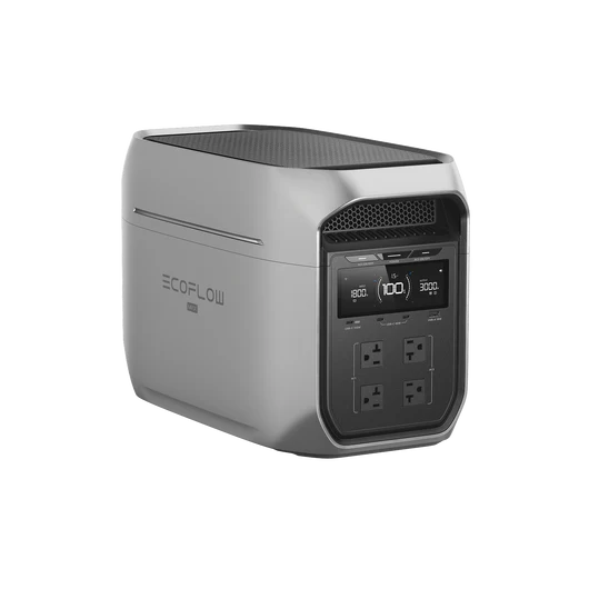 EcoFlow DELTA 3 Max Plus Series Portable Power Station Solar Generator (3000W | 2048Wh) + 220W Solar Panel