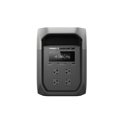 EcoFlow DELTA 3 Max Series Portable Power Station Solar Generator (2400W | 2048Wh)+ 400W Solar Panel