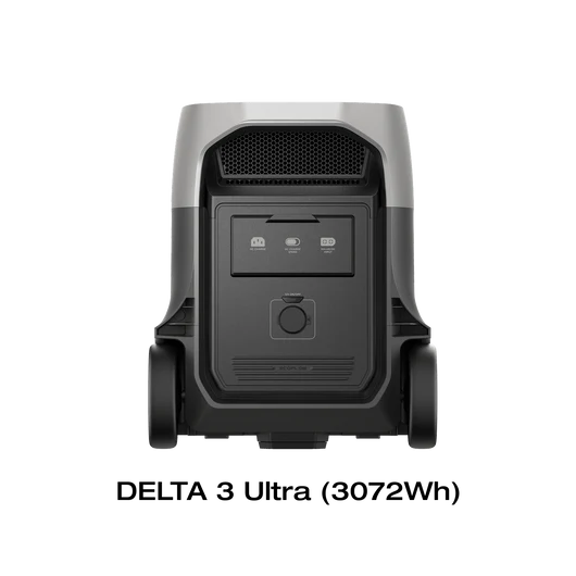 EcoFlow DELTA 3 Ultra Series Portable Power Station (3600W |3072Wh) + 400W Solar Panel