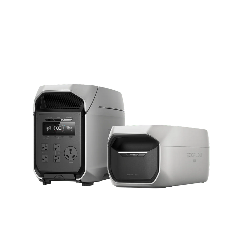 EcoFlow DELTA 3 Ultra Plus Power Station Solar Generator + DELTA 3 Max Plus Extra Battery (3600W | 5072Wh)