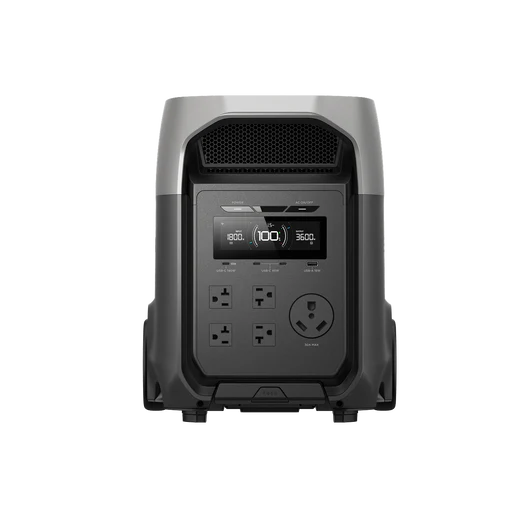 EcoFlow DELTA 3 Ultra Series Portable Power Station (3600W |3072Wh) + 400W Solar Panel