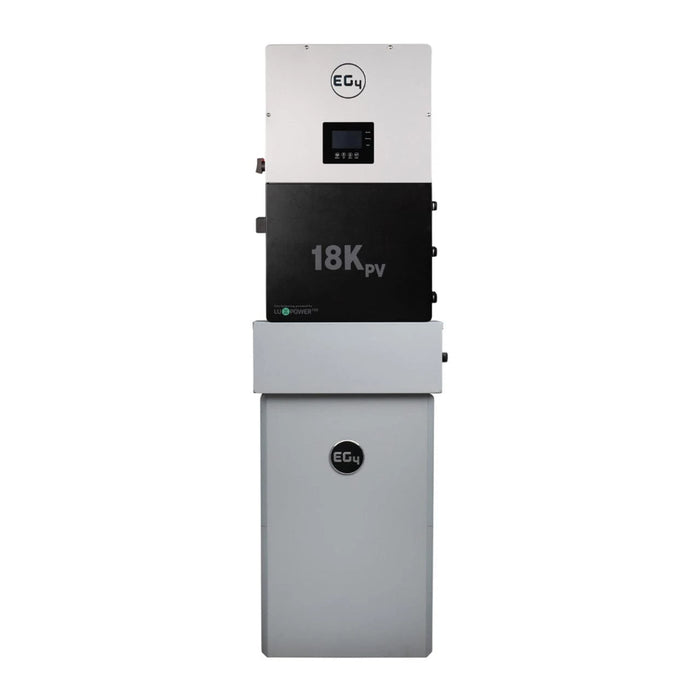 EG4 Hybrid Power Kit | 12kW 120/240V Output 48VDC - 14.3kWh System Bundle | EG4 18kPV Hybrid Inverter + EG4 PowerPro Wallmount Outdoor Battery