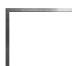 American Hearth Boulevard 48" Beveled 1.5-inch Brushed Nickel Frame