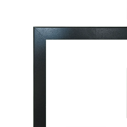 American Hearth Boulevard 48" Beveled 1.5-inch Textured Black Frame
