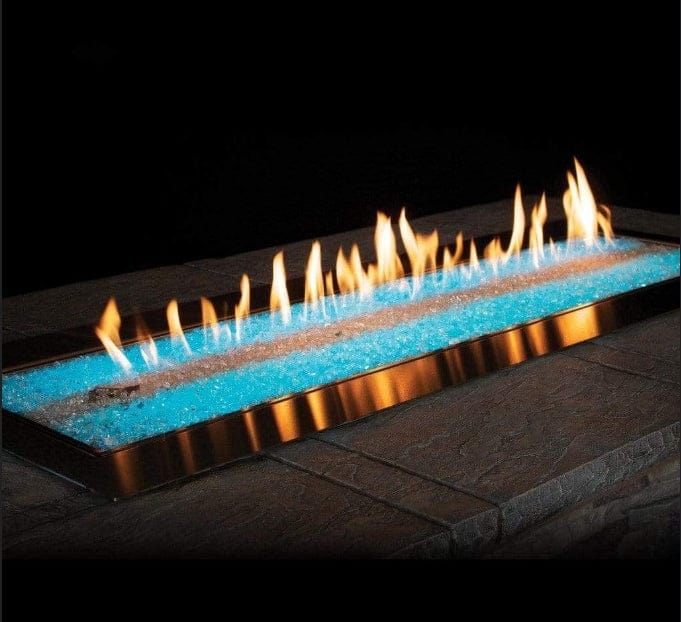 American Hearth Carol Rose 48" Outdoor Linear Multicolor LED Fire Pit