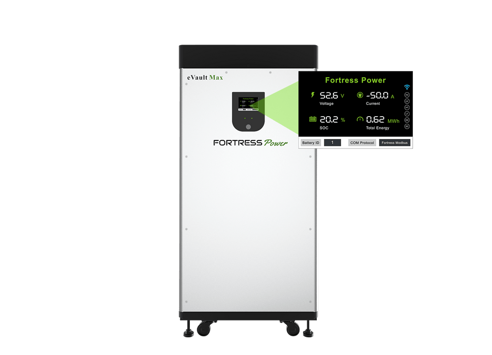 Fortress Power eVault Max 48V Lithium Battery (18.5kWh | 360Ah)