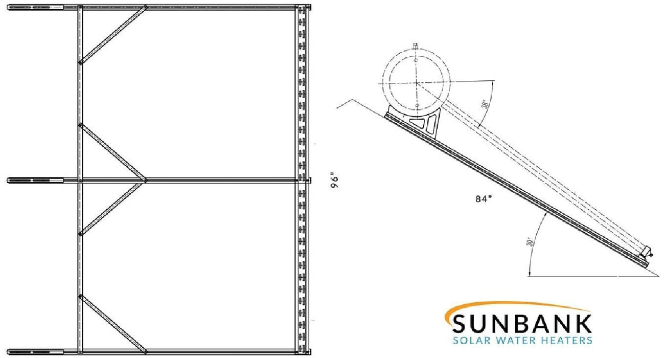 Sunbank 80 Gallon Solar Water Heater – SRCC Certified