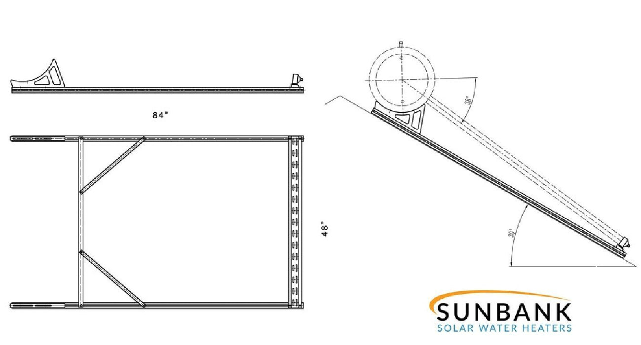 Sunbank 40 Gallon Solar Water Heater – SRCC Certified