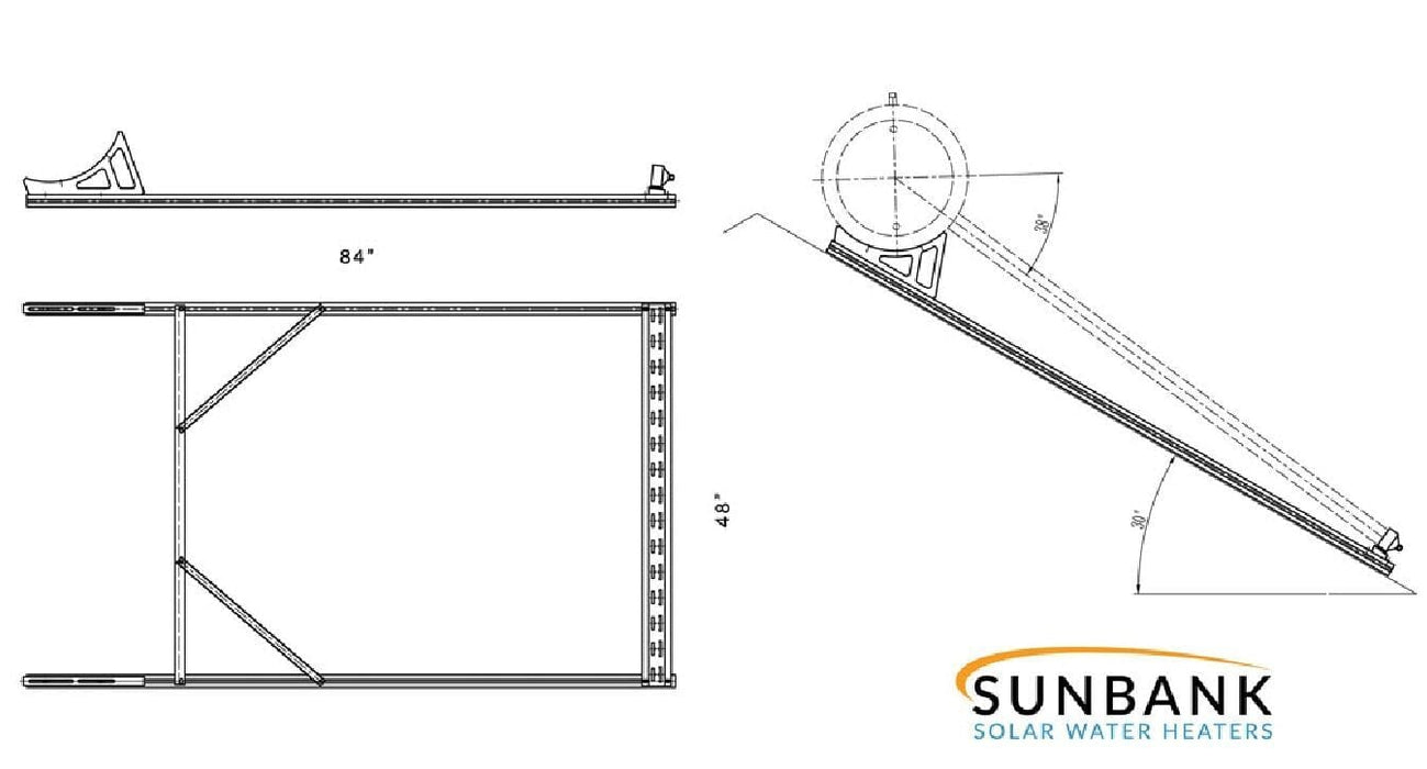 Sunbank 40 Gallon Solar Water Heater – SRCC Certified