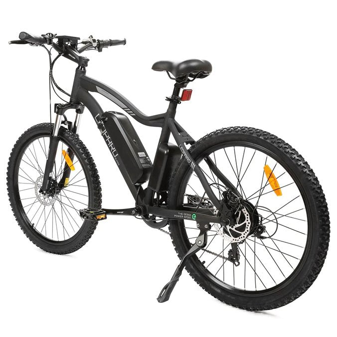 Ecotric Leopard Electric Mountain Bike - Matte Black | UL Certified