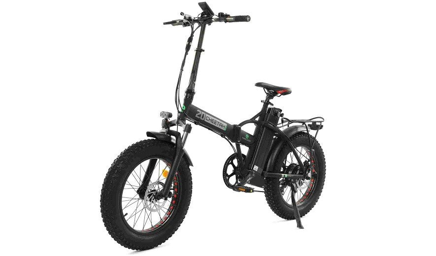 Ecotric Fat 20 Portable and Folding Fat Tire Electric Bike - Red