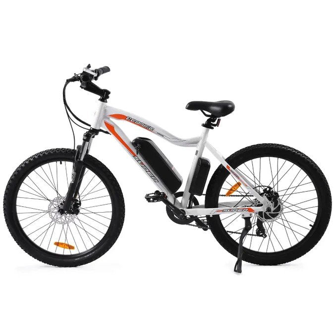Ecotric Leopard Electric Mountain Bike - White | UL Certified