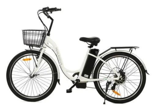 Ecotric Peacedove Electric City Bike - White