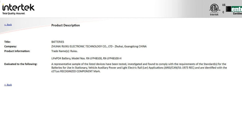 RUiXU RX-LFP48100-H | 100Ah Lithium Server Rack Battery | 19" Rack Mounted 3U Module | Self-heating | UL1973 | UL9540A |