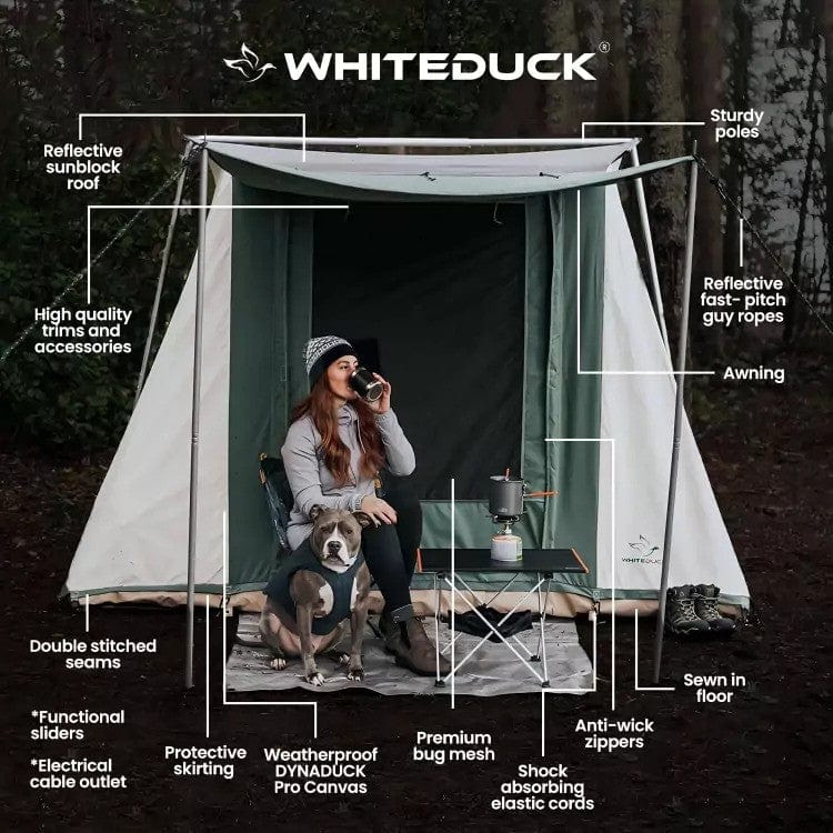 White Duck Outdoors 7'x9' Prota Canvas Cabin Tent