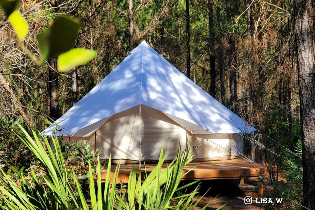 Life InTents Double-Door Bell Tent Fly Cover Shield | 6M (19.5')