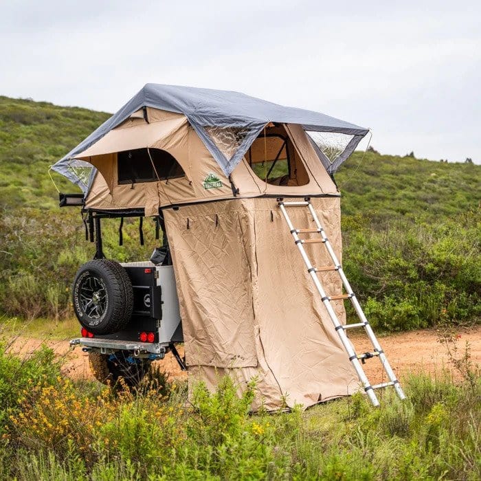 Tuff Stuff® Overland Roof Top Tent Annex Room, w/ Floor, Delta & Trailhead