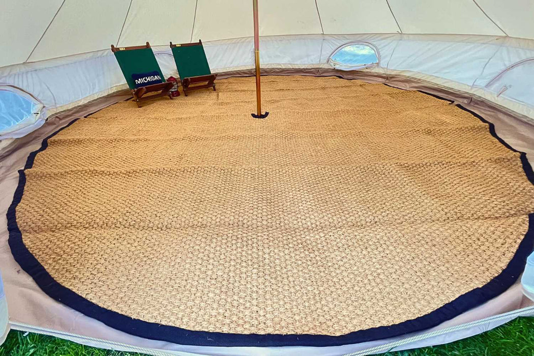 Life InTents Coir Bell Tent Rug Half-Moon | 13' (4M)