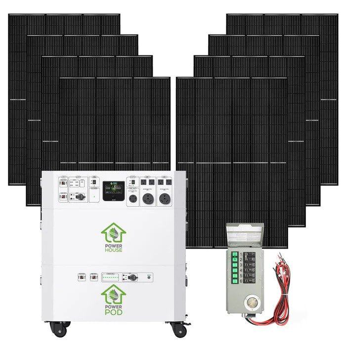 Nature's Generator Powerhouse 7200W Platinum Plus PE System Solar Kit