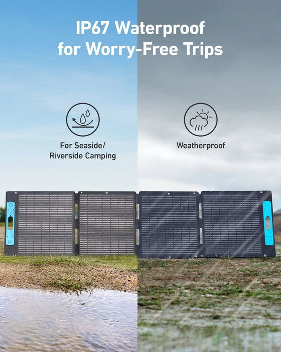 Anker 531 - 200W Solar Panel (Only for Anker 767 Powerhouse) IP67 Waterproof for Worry-Free Trips