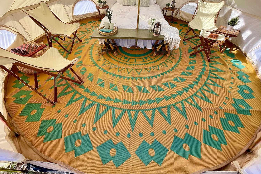 Life InTents Boho Style Bell Tent Floor Matting Cover | 5M (16')