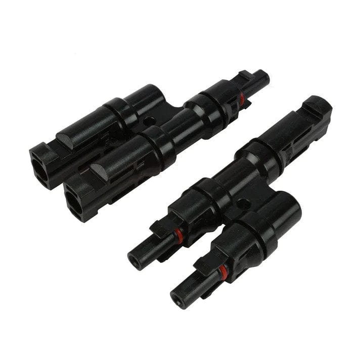 Nature's Generator Power Panel with 50 foot cable and MC4 Branch Connector