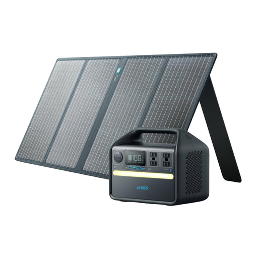 Anker PowerHouse 535 Power Station Solar Generator + 100W Solar Panel Main View