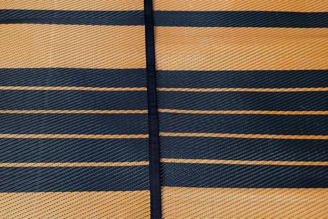 Life InTents Striped Bell Tent Floor Matting Cover | 20' (6M)