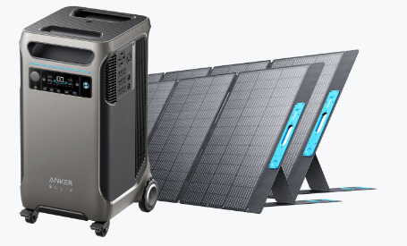 Anker SOLIX F3800 Portable Power Station Solar Generator (3840Wh | 6000W) + 400W Solar Panel