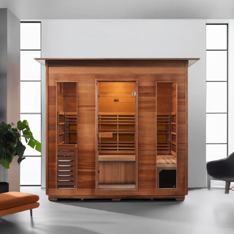 Enlighten SaunaTerra SunRise 5 Dry Traditional Indoor Sauna | 5 Persons