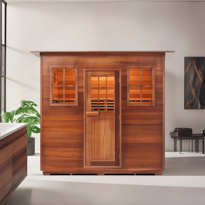 Enlighten InfraNature Original Sierra 5 Full Spectrum Infrared Indoor Sauna | 5 Persons
