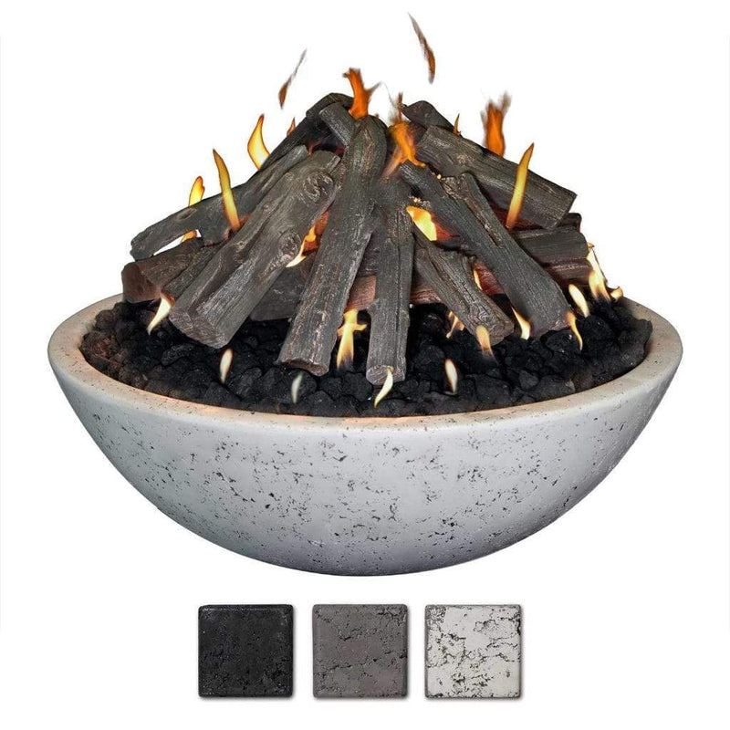 Grand Canyon 39" x 13" Tee-Pee Gas Burner Fire Pit Bowl