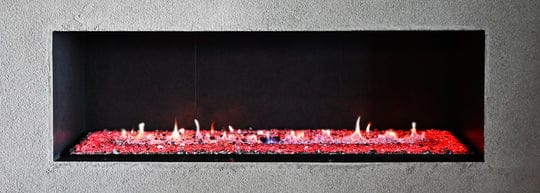 Grand Canyon Bedrock II 60" Ventless Linear Drop-In Burner & Case | VFLDB60L-EN