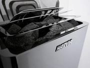 Harvia The Wall Black Stainless Steel Sauna Heater