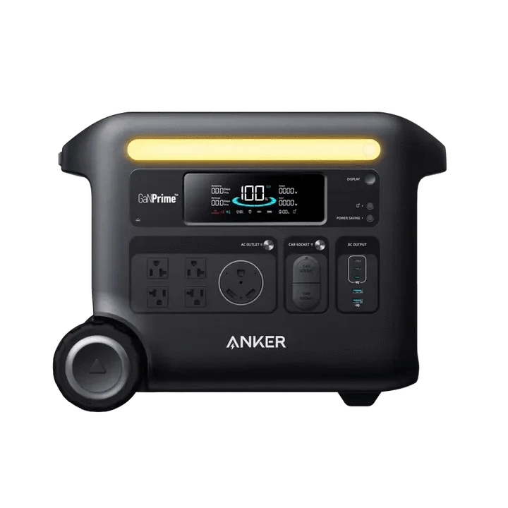 Anker SOLIX F2600 Portable Power Station Solar Generator (2400W | 2560Wh) + 30A Transfer Switch