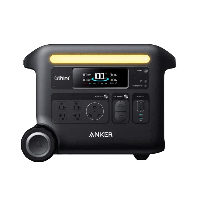 Anker SOLIX F2600 Portable Power Station Solar Generator (2400W | 2560Wh) + 30A Transfer Switch